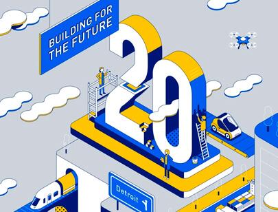 Amazing Isometric illustration styles - Logistics illustration