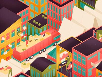 Amazing Isometric illustration styles - Money-Magazine