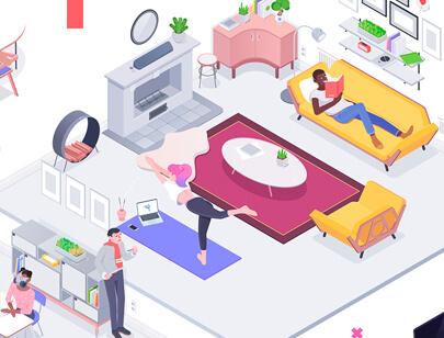 Amazing Isometric illustration styles - Rocketboy-2018