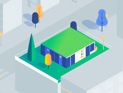 Amazing Isometric illustration styles - Urban-Air-Space