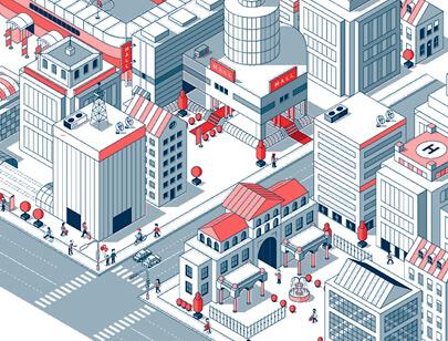 Amazing Isometric illustration styles - World of Venuex Illustration