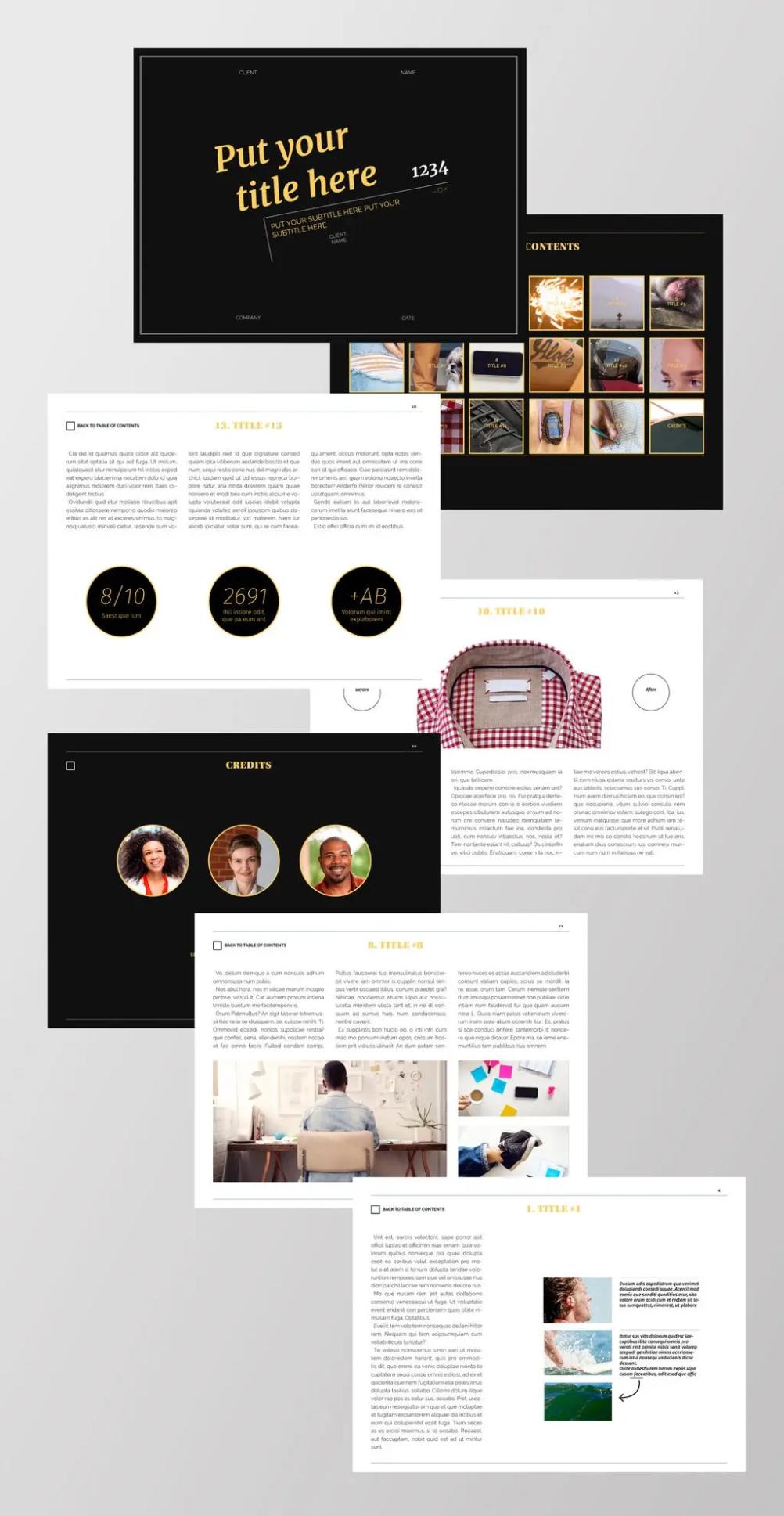 Mẫu Indesign Magazine Template Miễn Phí