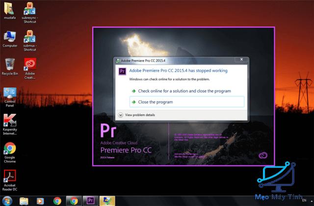 Làm Thế Nào Để Sửa Lỗi Adobe Premiere Pro Cc Has Stopped Working?