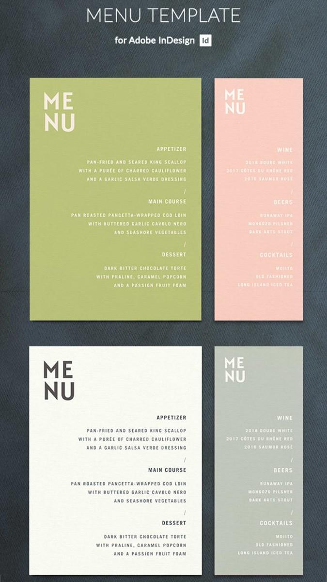 Menu Template