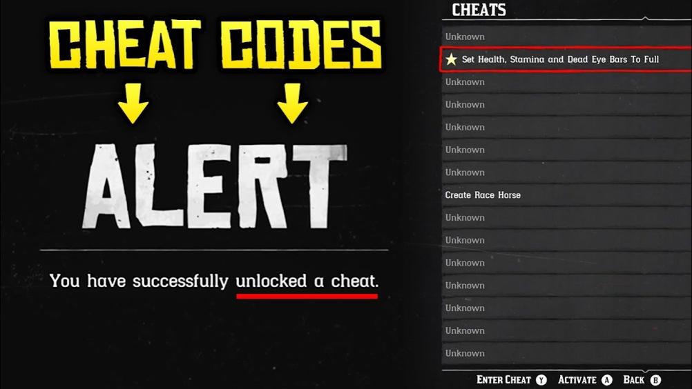 Tổng Hợp Red Dead Redemption 2 Cheat Code